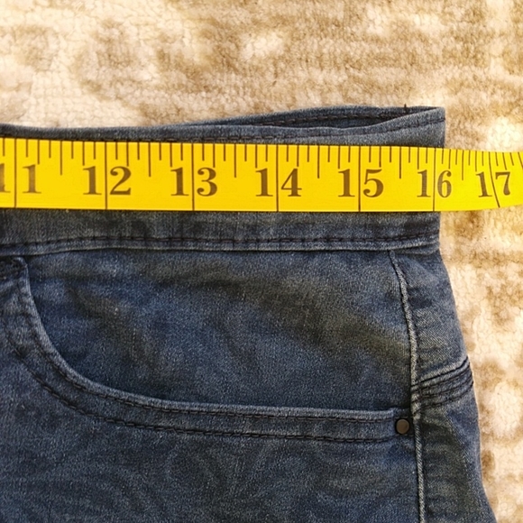 Lee Easy Fit Tummy Panel Floral Jeans 8 Short Blue - Picture 14 of 16